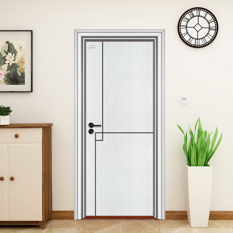 铝合金拼接门框3d打印铝蜂窝填充室内房间套装门 - 金海龙门业